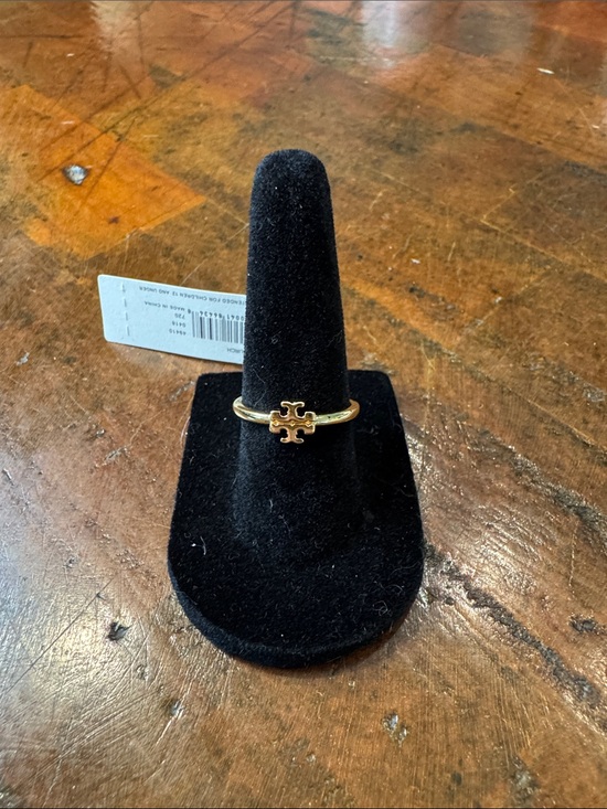 Tory Burch Jewelry - Tory Burch Gold-Tone Logo Ring